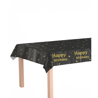 Afbeelding van Tafelkleed Happy Birthday Classy 137x274cm per stuk