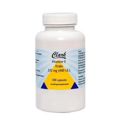Afbeelding van Clark Vitamine E 400iu, 100 capsules