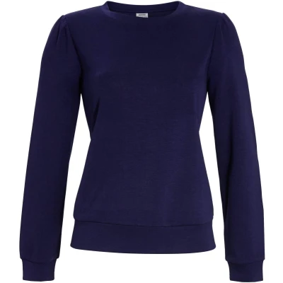 Afbeelding van Marineblauw pyjamashirt Ringella Blauw Maat 38