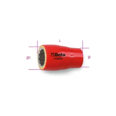 Afbeelding van Beta 910MQ B 8 Twaalfkant dopsleutels 009100618