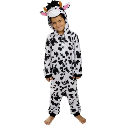 Afbeelding van FUNIDELIA Onesie Koe Kostuum 10 12 jaar (146 158 cm)