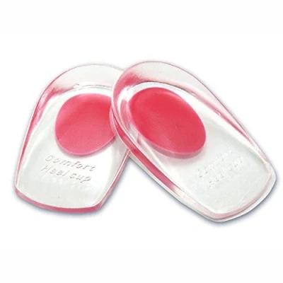 Afbeelding van VivoFoot 2 paar gel hielbekers, siliconen schoeninzetstukken voor plantaire fasciitis, hielpijnverlichting mannen en vrouwen (EU 35 39, paar)