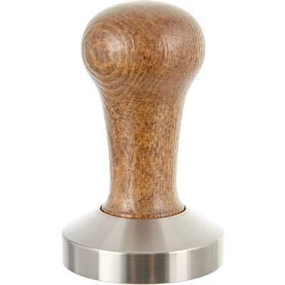 Afbeelding van Motta Tamper RVS/Hout Bruin 58 mm