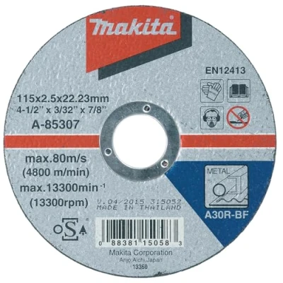 Afbeelding van Makita Doorslijpsch. 115X2,5Mm Metaal A 85307