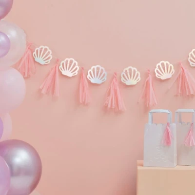 Afbeelding van Mermaid Magic tassel slinger met schelpen per stuk