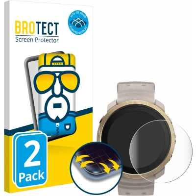 Afbeelding van BROTECT Screenprotector voor Polar Vantage M3 Folie Beschermfolie transparant volledig dekking (2 Stuks)