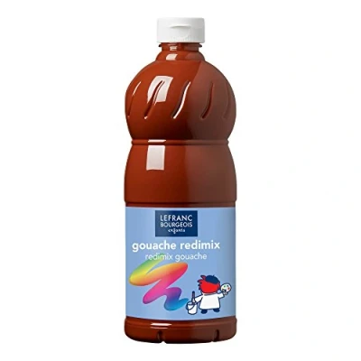 Afbeelding van L&amp;B Plakkaatverf Redimix Burnt Sienna 1L