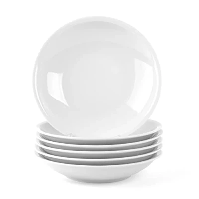 Afbeelding van Holst Porzellan CT 121 bord diep 21 cm coupform &quot;Katja&quot;, wit, 20,5 x 4 cm, 6 stuks, COUP 21T