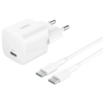 Afbeelding van BELKIN 25W USB PD Wall Charger with PPS WHT w/1m C Cable