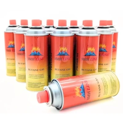 Afbeelding van SMH LINE® 20 x butaangaspatroon, 227 g, gaspatronen, MSF 1A, bunsenbrander, campingkooktoestel, gasverwarming, soldeerbrander