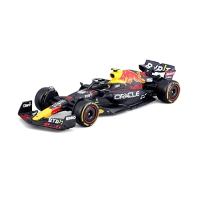 Afbeelding van Bburago F1 Red Bull RB18 (2022): modelauto op schaal 1:43, 1 Max Verstappen, Windowbox, blauw (18 38061P)