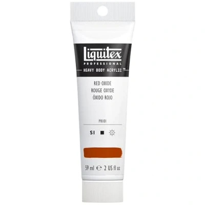 Afbeelding van Liquitex 1045335 Professional Heavy Body acrylverf in kunstenaarskwaliteit met uitstekende lichtechtheid en boterachtige consistentie, 59ml Tube, Red Oxide