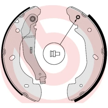 Afbeelding van Brembo Remschoen set S 24 538
