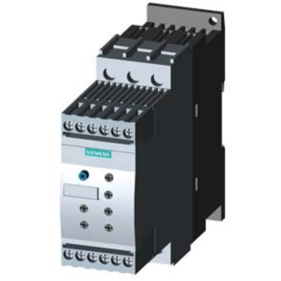 Afbeelding van Siemens 3rw40 softstarter 5 5kw bij 400v 12 5a 40 graden us 24v vac dc gestuurde fasen 2 3rw4024 1bb04