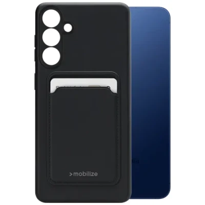 Afbeelding van Mobilize Rubber Gelly Card Case Samsung Galaxy S25+ 5G Matt Black