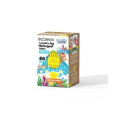 Afbeelding van EcoEgg Laundry Egg SpongeBob Tropical Burst Sensitive 60 Wasjes