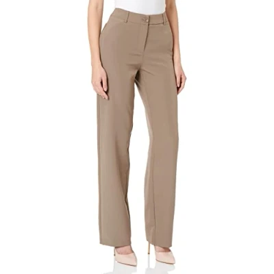 Afbeelding van Only Broek Onllana berry Mid Straight Pant Tlr 15267759 Falcon Dames Maat W36