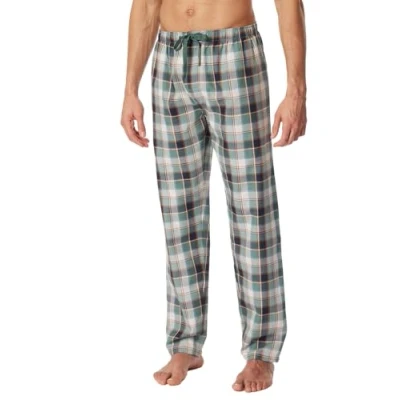Afbeelding van Schiesser Heren lange slaapbroek geweven broek organisch katoenmix + Relax pyjamabroek, Multicolor 4_180292, 58
