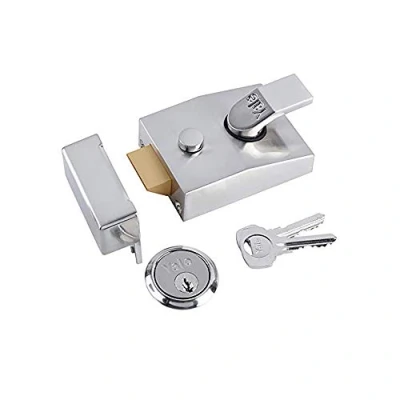 Afbeelding van Yale P 89 CH 60 Deadlocking Nightgrendel, mm achterbank, chroom afwerking, hoge beveiliging, met automatische impasse