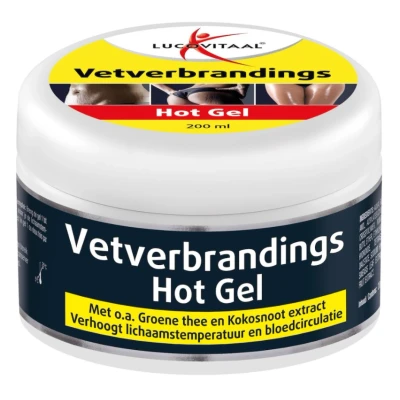 Afbeelding van 2+2 gratis: 3x Lucovitaal Vetverbrandings Hot Gel 200 ml