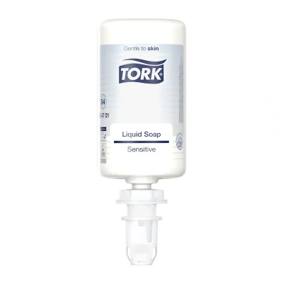 Afbeelding van Tork Vloeibare handzeep voor gevoelige huid S4, Dermatologisch getest, 6 x 1.000 ml, 424701