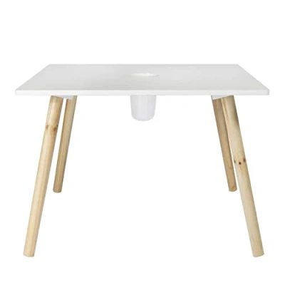 Afbeelding van Kindertafel Bouwtafel met Potloten pot Knutseltafel Tekentafel