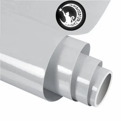 Afbeelding van FORBELL Plotterfolie voor textiel, 30,5 cm x 3 m, reflecterend grijs, transferfolie strijktransferfolie (reflecterend m)