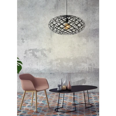 Afbeelding van Lucide WOLFRAM Hanglamp Ø 65 cm 1xE27 Zwart