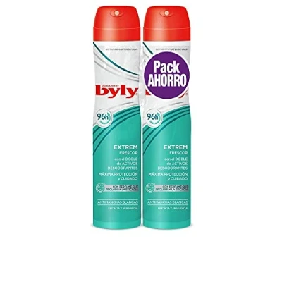 Afbeelding van Deodorant Spray Invisible Anti vlekken Extrem Byly (2 uds)