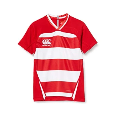 Afbeelding van Canterbury Boy&#039;s Vapodri Evader Hooped Rugby Jersey