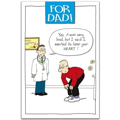 Afbeelding van Vaderdag kaart voor papa, humoristische kaart, kaarten, Grappige