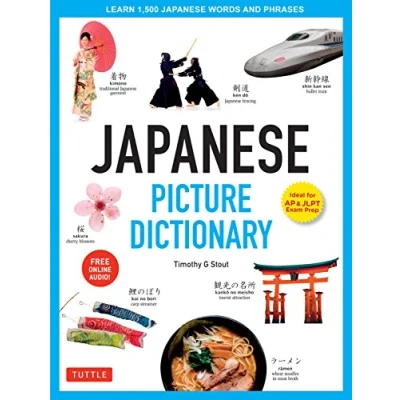 Afbeelding van Japanese picture dictionary: learn 1500 words and phrases: Ideal for JLPT AP Exam Prep; Includes Online Audio