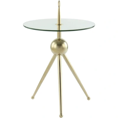 Afbeelding van Lalee Avenue Bijzettafel Ontario 325 Gold / Clear
