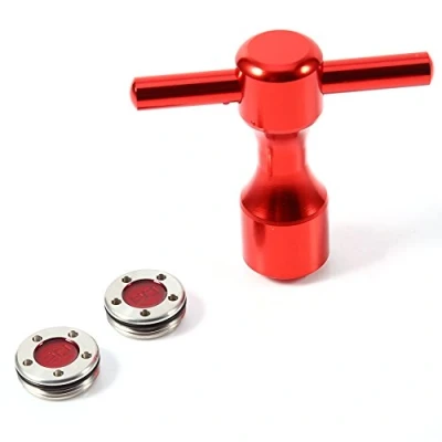 Afbeelding van 2 Stuks Golf Putter Gewichten Rode Schroef Wrench Tool voor Scotty Cameron Putters (20G)