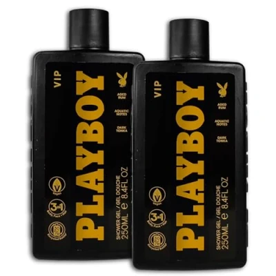 Afbeelding van Playboy Men VIP 3 in 1 douchegel, 2 x 250 ml