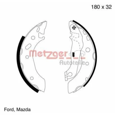 Afbeelding van Remschoenset METZGER MG 642