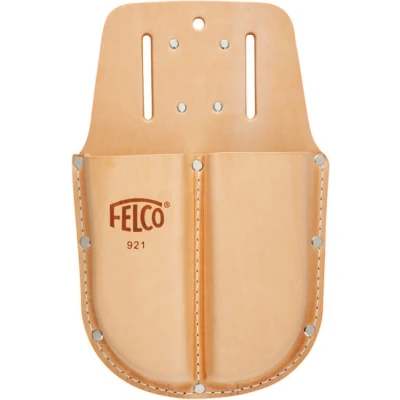 Afbeelding van Felco 921 Lederen holster met dubbel opbergvak