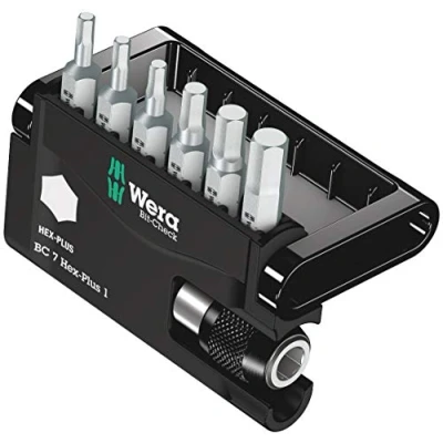 Afbeelding van WERA Bit Check 7 Hex Plus 1 zeskant delig, stuk, 056168