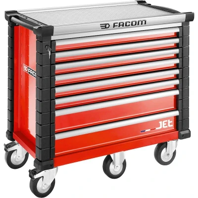 Afbeelding van Facom Jet Gereedschapswagen 8 Laden M5 Rood JET.8M5A