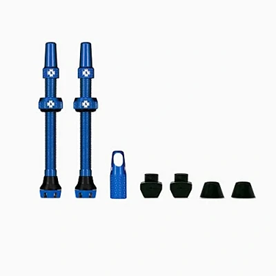 Afbeelding van Muc Off Blue Tubeless Presta Kleppen, 44mm Premium Geen Lek Fietsventielen Met Geïntegreerd Valve Core Removal Tool