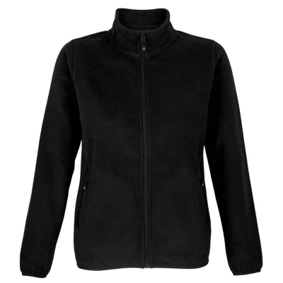 Afbeelding van SOLS Dames/Dames Factor Microfleece Recycled Fleece Jacket (Zwart) Maat XL