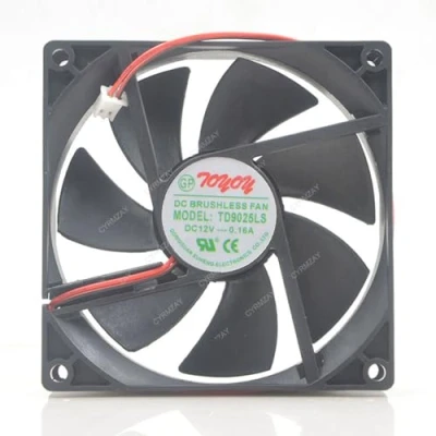 Afbeelding van CYRMZAY Ventilator Compatibel voor TONON TD9025LS 12V 0.16A 9cm 9025 9225 2 Wire Koelventilator