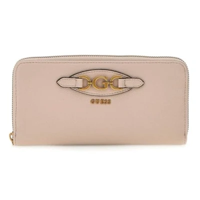 Afbeelding van GUESS Portemonnee Malva Zip Around Wallet Almond Beige