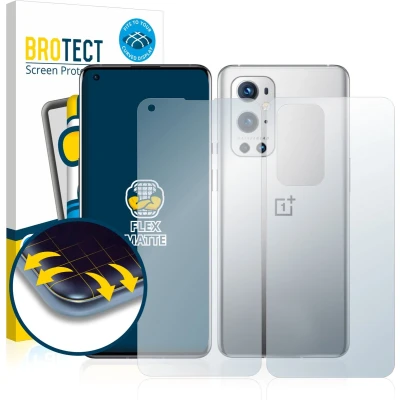 Afbeelding van BROTECT Screenprotector voor OnePlus 9 Pro (Voor+Achter) Folie Beschermfolie matte volledig dekking (2 Stuks)