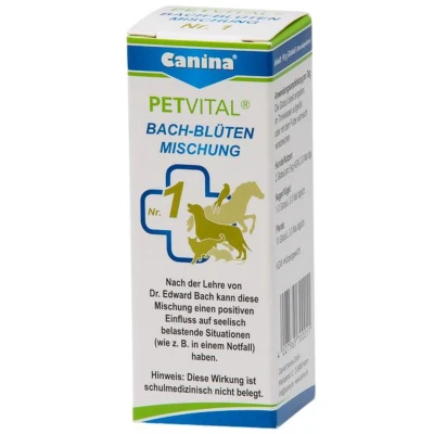 Afbeelding van Canina Petvital Bach Bloemen Nr. 1 Noodgeval 10g