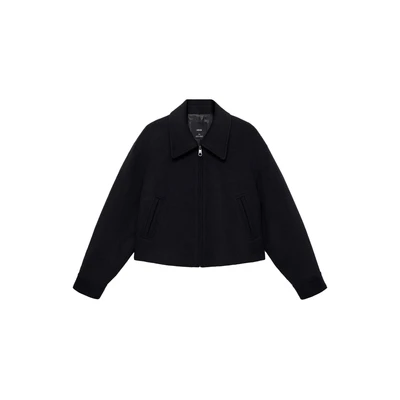 Afbeelding van Mango Lichte jas, Dames, Maat: Medium, Black