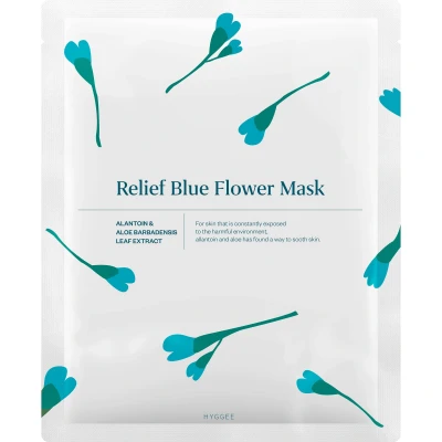 Afbeelding van HYGGEE Blue Flower Relief Mask 35 ml