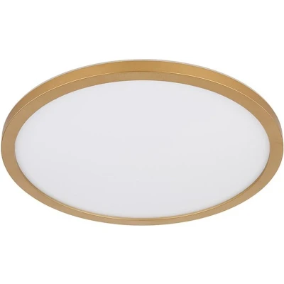 Afbeelding van Sapana Plafondlamp mat messing IP44 29,5cm 1600lm Modern Globo