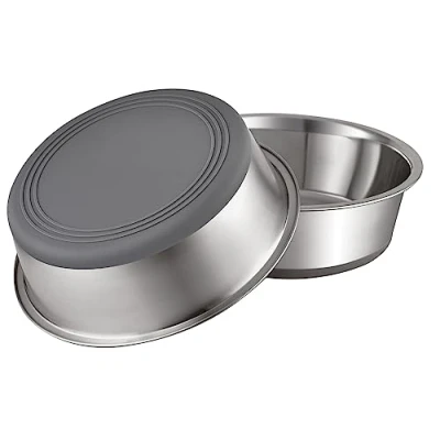 Afbeelding van PEGGY11 Roestvrijstalen metalen hondenkommen 2700ml, 2 stuks