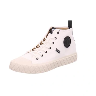 Afbeelding van Palladium ACE MID Supply Unisex Sneakers hoog, Maat: 37, Star white Katoen